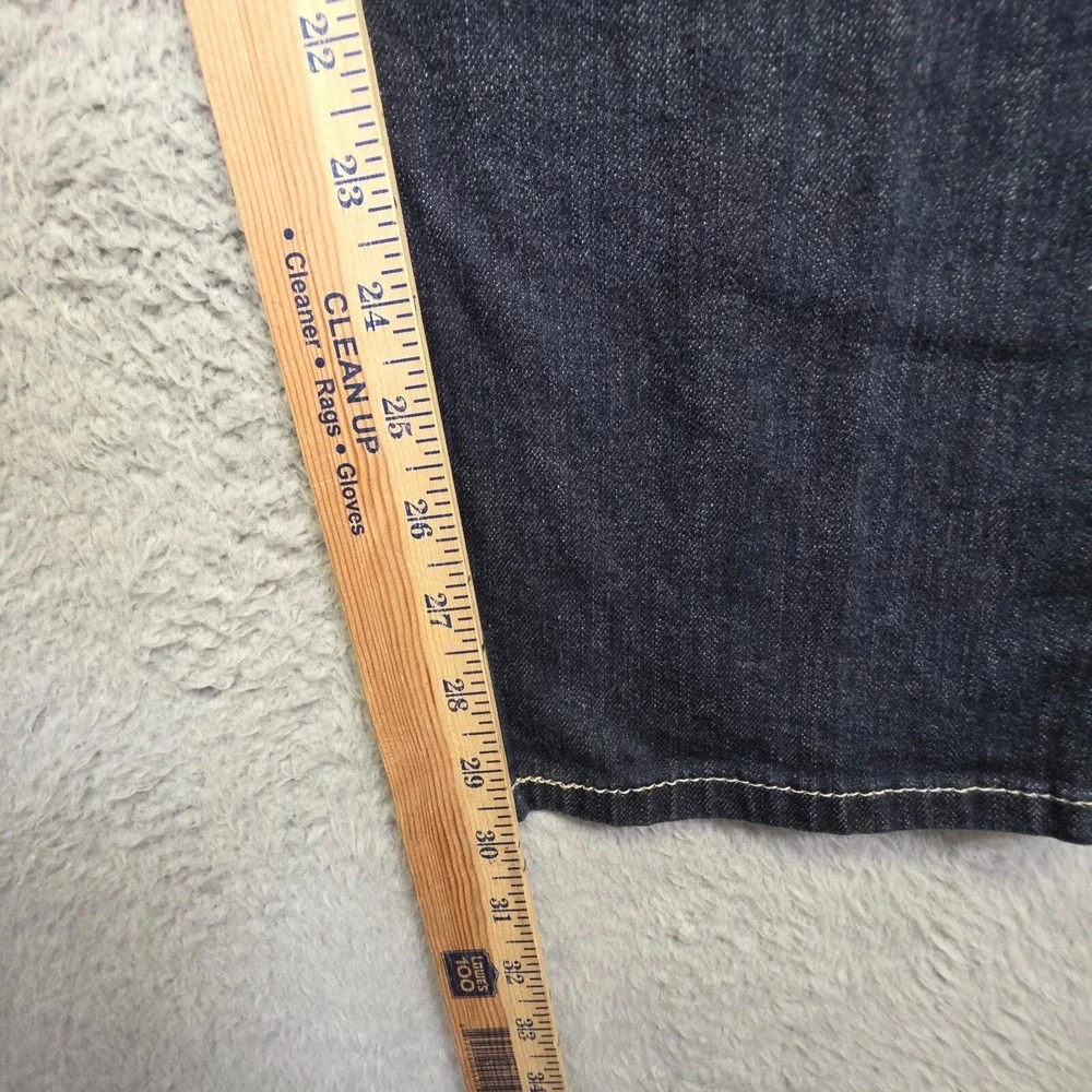 Levis 541 Jeans Mens 40x32 Black Athletic Tapered Leg Denim Dark Wash Classic‎